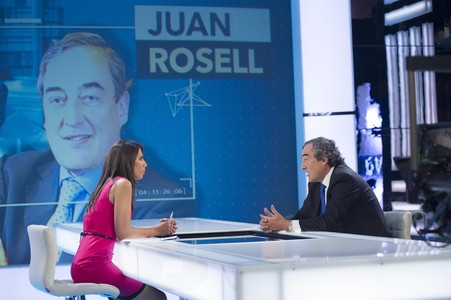 Ana Pastor y Joan Rosell en "El Objetivo".